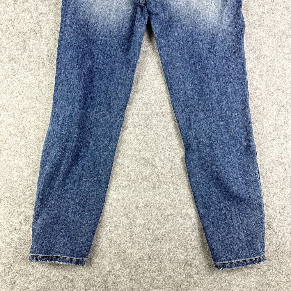 Judy Blue Jeans Womens 28 Distressed Relaxed Fit Dark Wash Everyday Stretch - Picture 8 of 16